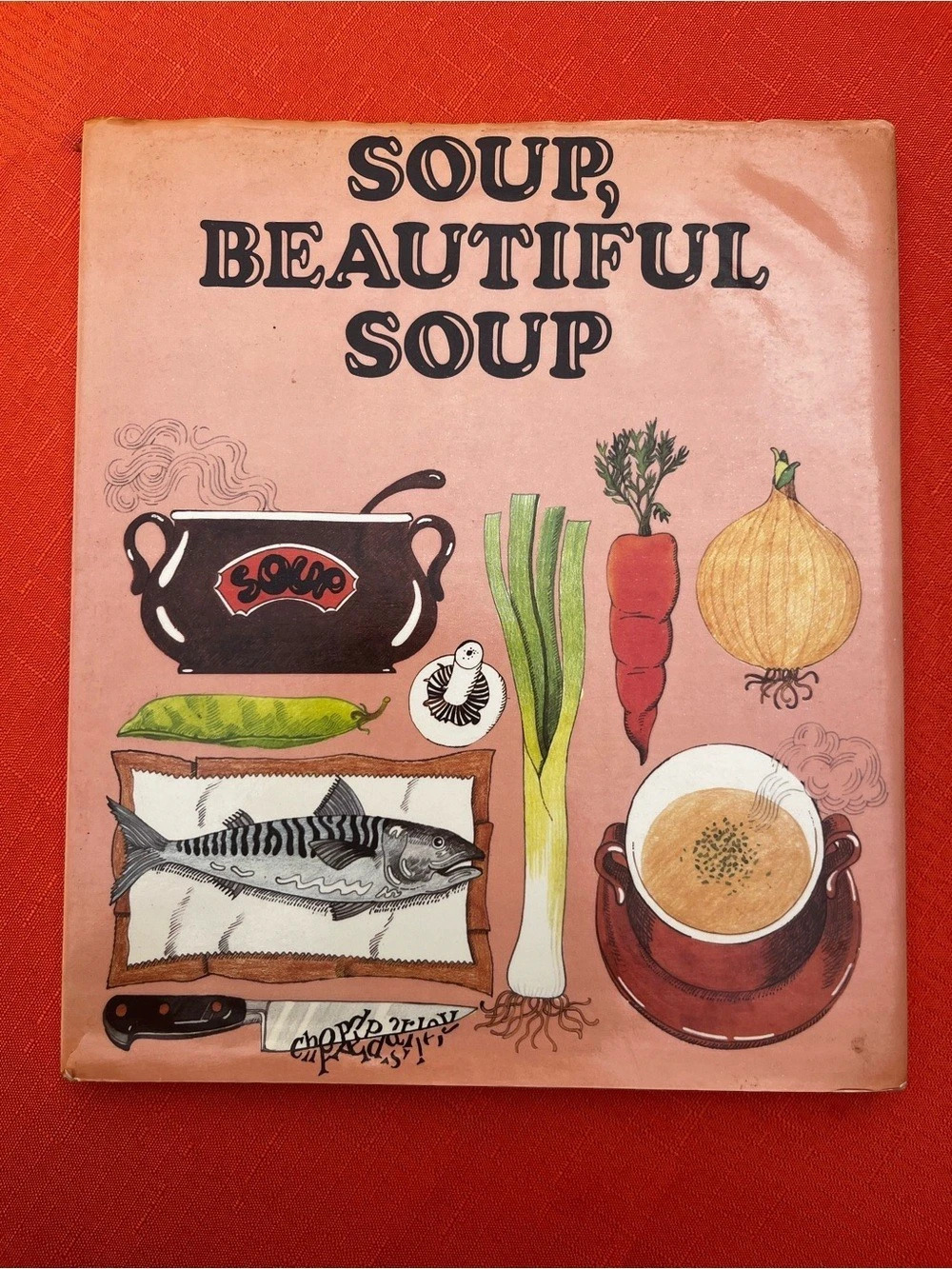 William Morrow & Company, Inc. Soup, Beautiful Soup Illustrated Vintage Cookbook